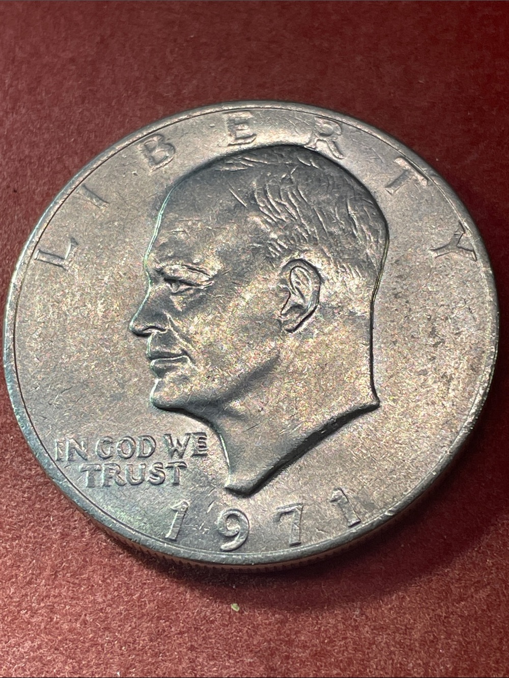 1971 Eisenhower Dollar Clad Rate coin